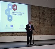 Akimirkos i&scaron; apdovanojimų Klaipėdos regione. Giedrės Nalivaikaitės nuotr.