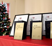 Akimirkos i&scaron; Jurbarke vykusio apdovanojimų renginio - geriausieji Tauragės regione