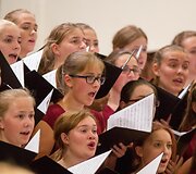 Vilniaus chorinio dainavimo Liepaitės mergaičių choras. D. Kučio nuotr.