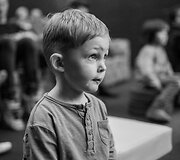 Vilniaus tarptautinio trumpųjų filmų festivalio specialiosios programos &bdquo;Filmukai vaikams&ldquo; i&scaron;ankstinis kino seansas. Vilijos Buivydės nuotr.