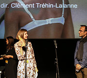 Vilniaus tarptautinis trumpųjų filmų festivalis apdovanojimų ceremonijoje i&scaron;dalino prizus filmų kūrėjams.Ievos Budzeikaitės nuotr.
