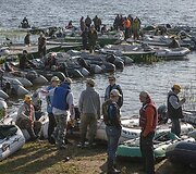 &bdquo;Rapala&ldquo; varžybos jau senokai perkopė tik varžybų formatą - veikiau tai reiktų pavadinti me&scaron;keriotojų ir jiems prijaučiančių &scaron;ventę. /Nuotr. Valdas Trinkūnas