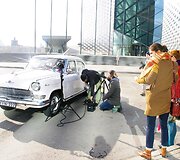 Laidos &bdquo;Pa&scaron;ėlusios močiutės&ldquo; fotosesija ir klipo filmavimas