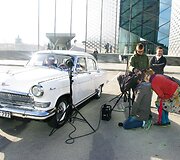 Laidos &bdquo;Pa&scaron;ėlusios močiutės&ldquo; fotosesija ir klipo filmavimas