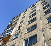 Statybininkai alpinistai-auk&scaron;talipiai
