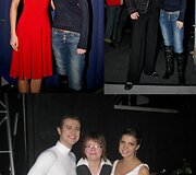 Vilma Ramanauskaitė su Karolina Liukaityte ir Dainiumi Dim&scaron;a