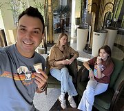 Skučų &scaron;eimos poilsio akimirka