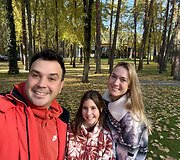 Skučų &scaron;eimos poilsio akimirka
