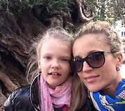 Edita Daniūtė su dukra Evita