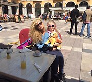Edita Daniūtė su dukra Evita