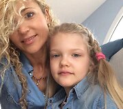 Edita Daniūtė su dukra Evita