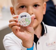 Džiugų bendro gimtadienio &scaron;ventės akimirka