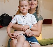 Džiugų bendro gimtadienio &scaron;ventės akimirka