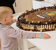 Džiugų bendro gimtadienio &scaron;ventės akimirka