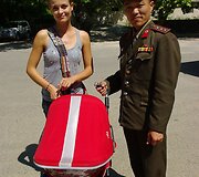 Milanos Ja&scaron;inskytės kelionės po &Scaron;iaurės Korėją akimirka