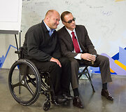 Jeanas Claude&rsquo;as Van Damme&rsquo;as konferencijos užkulisiuose