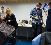 Jeanas Claude&rsquo;as Van Damme&rsquo;as konferencijos užkulisiuose