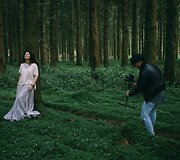 Alicija savo klipo filmavime