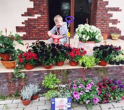 Gėlėmis i&scaron;puo&scaron;ti Natalijos Bunkės namai Klaipėdoje