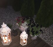 Gėlėmis i&scaron;puo&scaron;ti Natalijos Bunkės namai Klaipėdoje