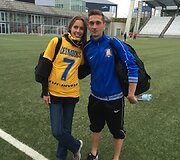 Vaida Grik&scaron;aitė-Česnauskienė ir Deividas Česnauskis