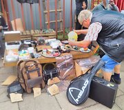 Kalvarijų turguje skaitytojo rastos kuprinės