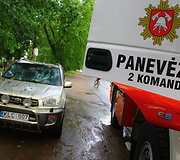 Liūties padariniai Panevėžyje