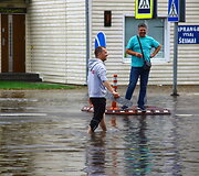 Liūties padariniai Panevėžyje