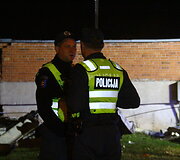Garažų sprogimas Panevėžyje