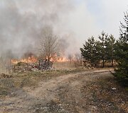 Gaisro vietoje