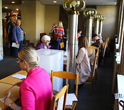 Rinkimų akimirka