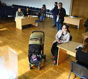 Rinkimų akimirka