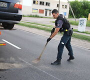 Avarijos vietoje