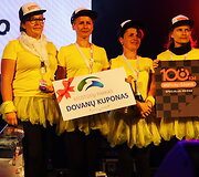 Apdovanojimų akimirka