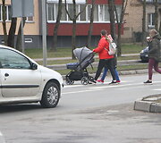 Panevėžio policija fiksavo pėsčiųjų praleidimo tvarkos pažeidimus
