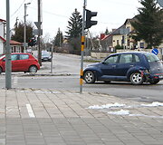 &bdquo;Chrysler&ldquo; ir &bdquo;Toyota&ldquo; avarija Panevėžyje