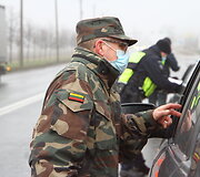 Kontrolės postas Panevėžyje