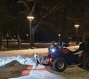 Keturratininkai valė gatves ir &scaron;aligatvius