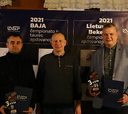 Lietuvos bekelės čempionato, &bdquo;Baja&ldquo; čempionato ir taurės apdovanojimai