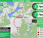 &bdquo;7bet Winter Rally Auk&scaron;taitija&ldquo; 5/7 greičio ruožo žemėlapis