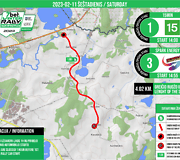 &bdquo;7bet Winter Rally Auk&scaron;taitija&ldquo; 1/3 greičio ruožo žemėlapis