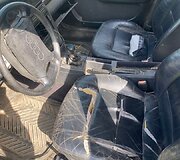 Policijos susidūrimas su bėglio automobiliu