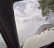 Policijos susidūrimas su bėglio automobiliu