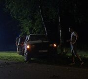 Vilniuje prie Vingio parko BMW atsitrenkė į medį