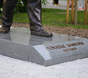 Donato Banionio skulptūros atidengimas Panevėžyje