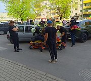 &bdquo;Citroen&ldquo; ir &bdquo;Lexus&ldquo; avarija Kėdainiuose