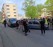&bdquo;Citroen&ldquo; ir &bdquo;Lexus&ldquo; avarija Kėdainiuose