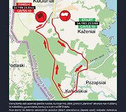 &bdquo;7bet Rally Lazdijai 2024&ldquo; žemėlapiai