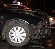 &bdquo;Audi&ldquo; ir &bdquo;Volvo&ldquo; avarija Panevėžyje
