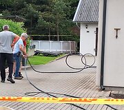 Pasvalyje po namu atsivėrė smegduobė
